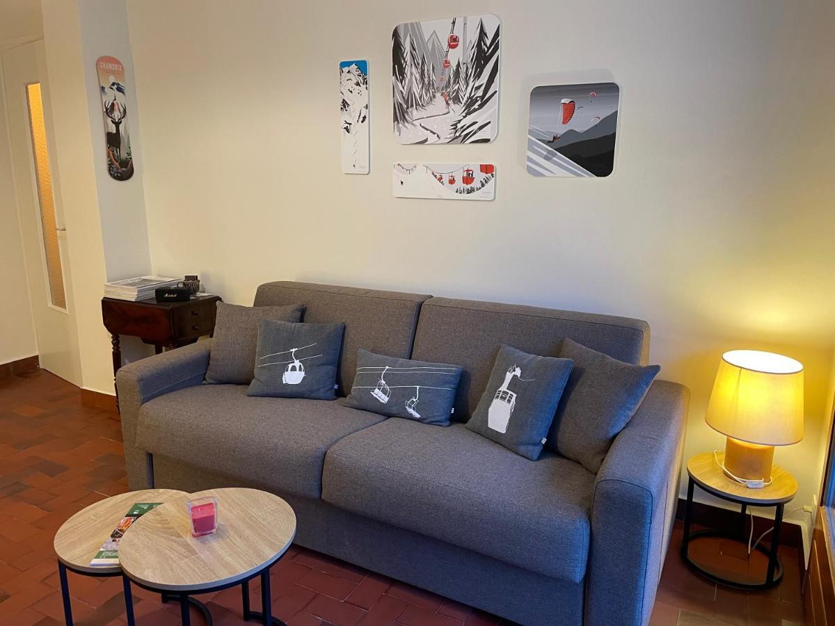 Residence Bois Du Bouchet, Appartement Vue Montagne, Calme, Parking Gratuit, Proche Centre Chamonix ภายนอก รูปภาพ