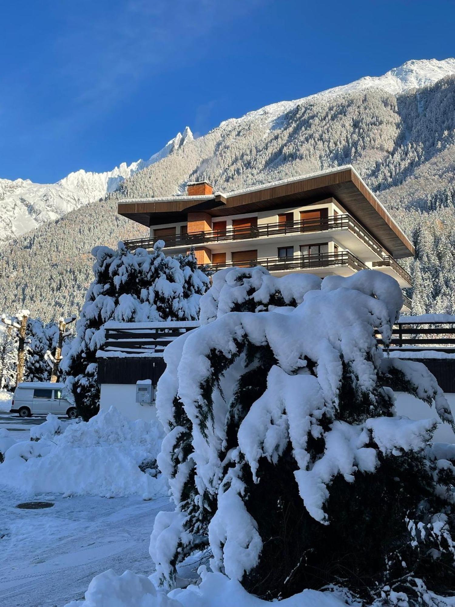 Residence Bois Du Bouchet, Appartement Vue Montagne, Calme, Parking Gratuit, Proche Centre Chamonix ภายนอก รูปภาพ