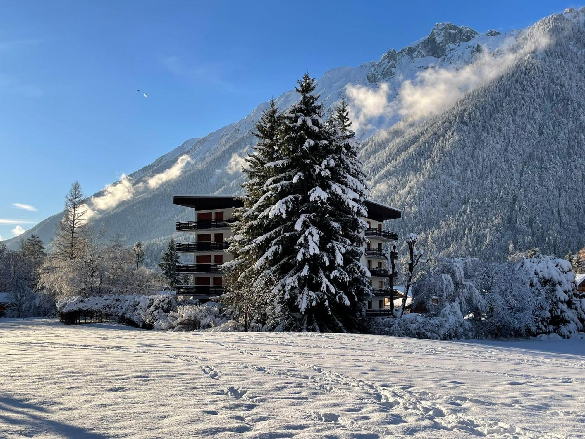 Residence Bois Du Bouchet, Appartement Vue Montagne, Calme, Parking Gratuit, Proche Centre Chamonix ภายนอก รูปภาพ